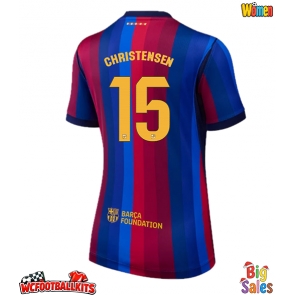 Barcelona Andreas Christensen #15 Replica Home Stadium Shirt for Women 2026-27 Short Sleeve